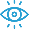 icon of one open eye