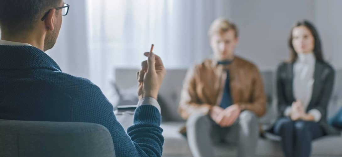 Couple on Counseling Session with Psychotherapist