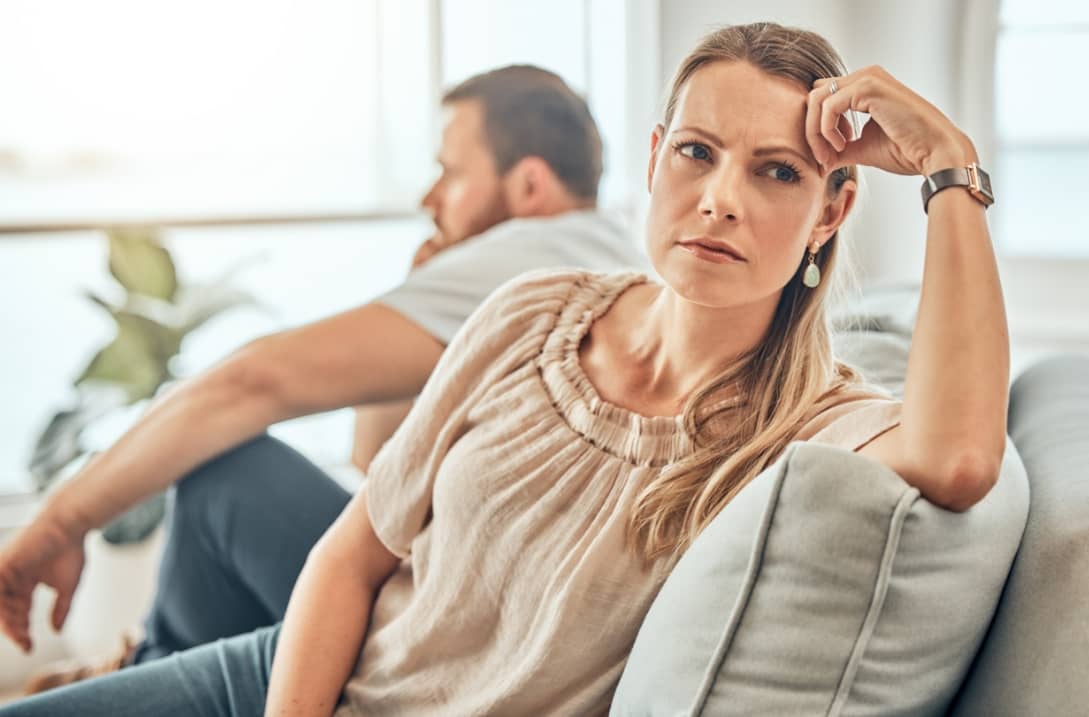 wife feeling distant after fighting due to marriage problems